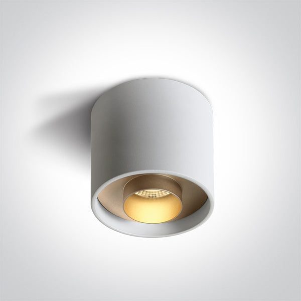 One Light 12122D/W/W WHITE LED 22W WW IP20 230V DARK LIGHT