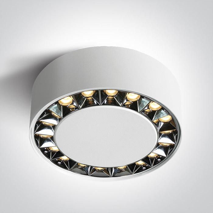 One Light 12124X/W/W WHITE LED 24W WW IP20 38deg 230V DARK LIGHT