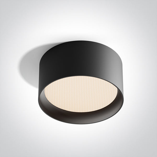 One Light 12125D/B/V BLACK 25W CCTV UGR19 IP44 230V