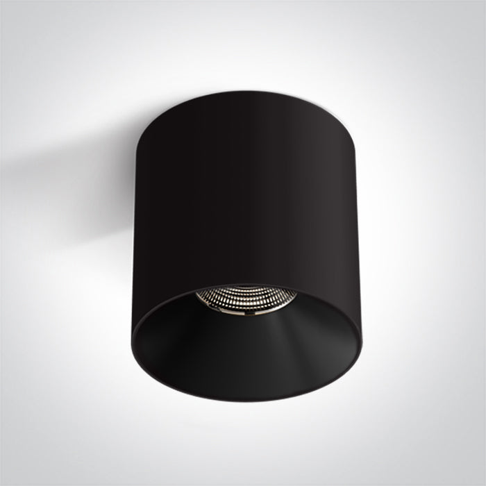 One Light 12125R/B/W BLACK 25W WW IP20 230V