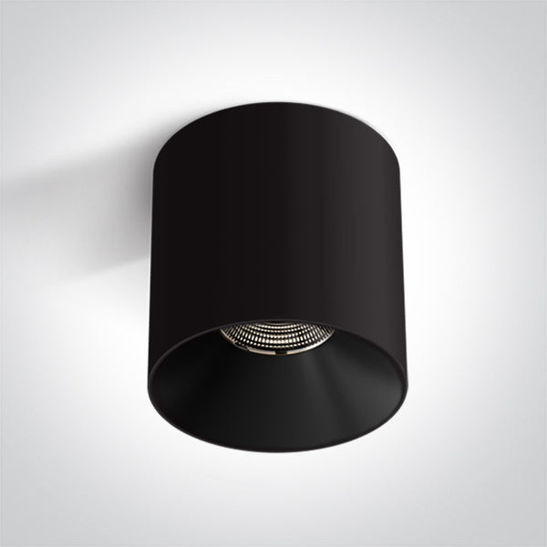 One Light 12125R/B/W BLACK 25W WW IP20 230V