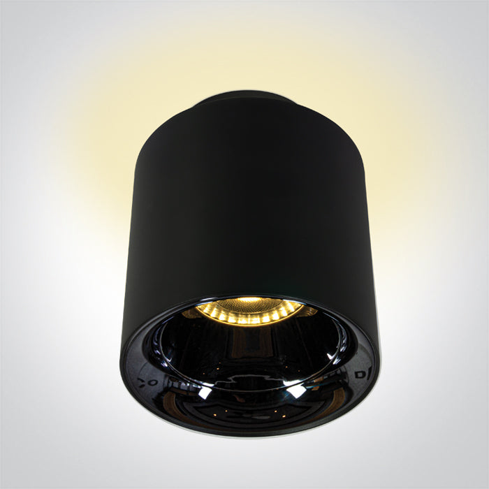 One Light 12128A/B/W BLACK 26W+2W WW IP20 60deg 230V DARK LIGHT