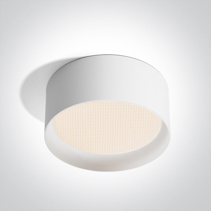 One Light 12130D/W/V WHITE 30W CCTV UGR19 IP44 230V