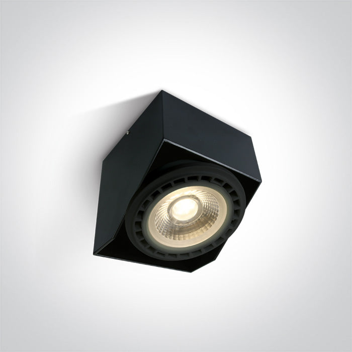 One Light 12138G/B BLACK GU10 R111 75w