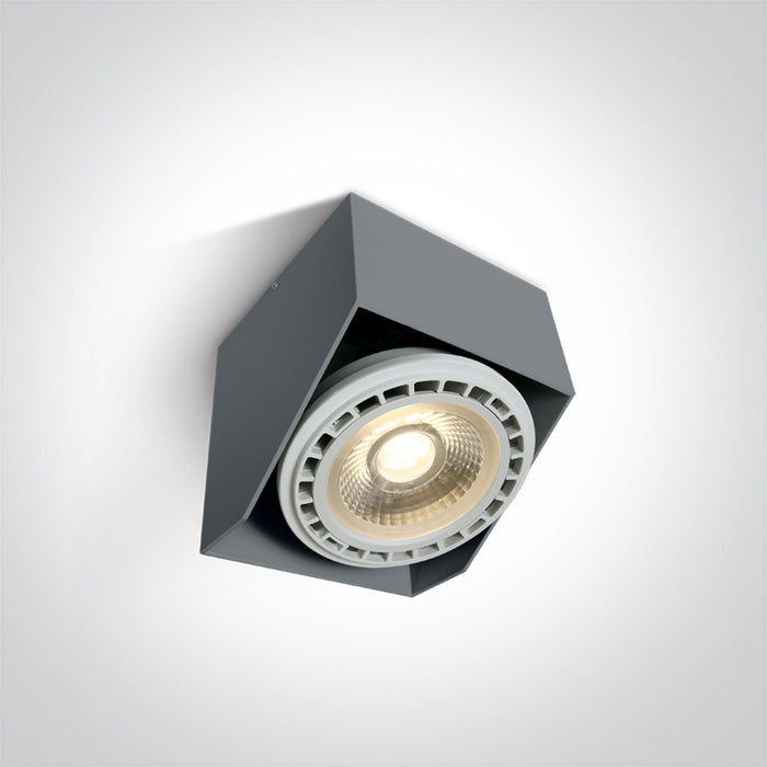 One Light 12138G/G GREY GU10 R111 75w