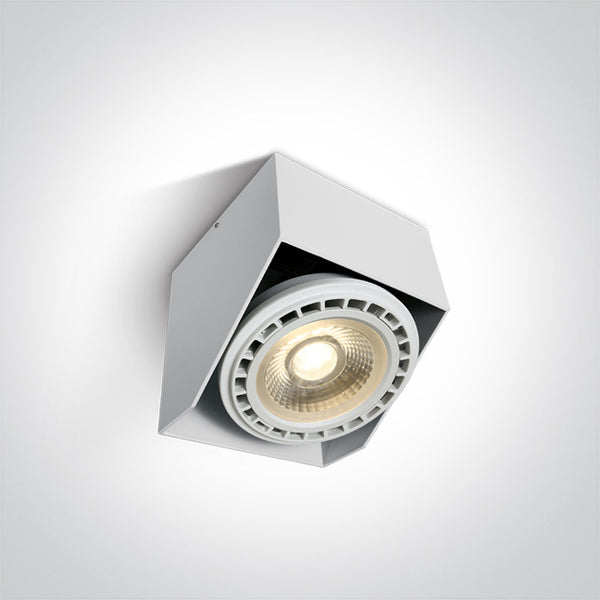 One Light 12138G/W WHITE GU10 R111 75w