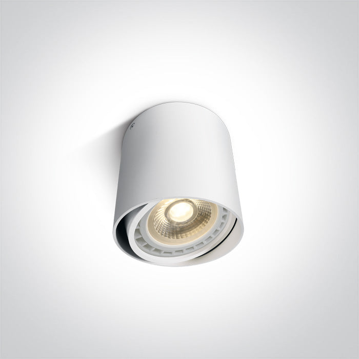 One Light 12142/W WHITE CYLINDER GU10 R111 75W