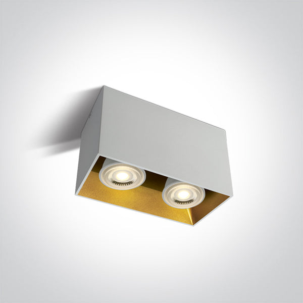 One Light 12205TA/W WHITE GU10 2x10W 100-240V