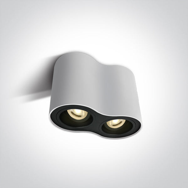 One Light 12205Y/W WHITE GU10 2x10W ADJUSTABLE 100-240V