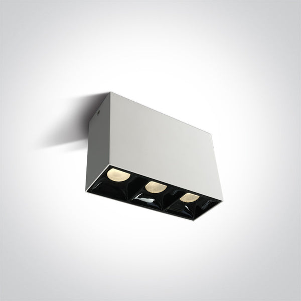 One Light 12307B/W/W WHITE LED 3x7W WW 36deg IP20 100-240V