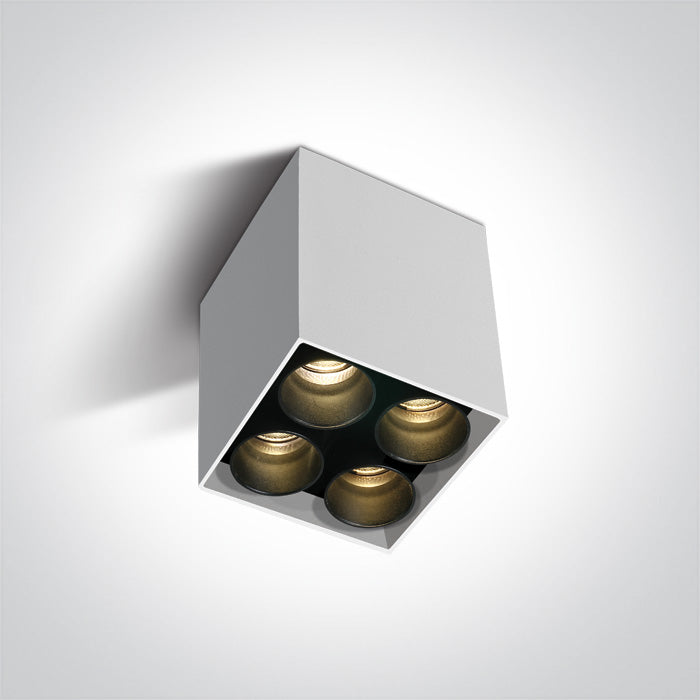 One Light 12406C/W/W WHITE LED 10W WW IP20 230V DARK LIGHT