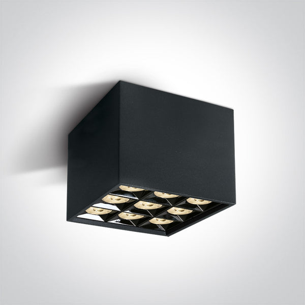 One Light 12906B/B/W BLACK LED 30W WW 38deg IP20 230V