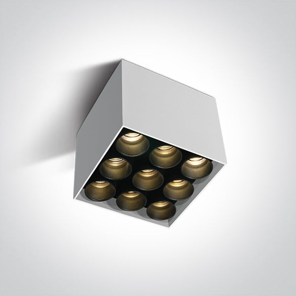 One Light 12906C/W/W WHITE LED 20W WW IP20 230V DARK LIGHT