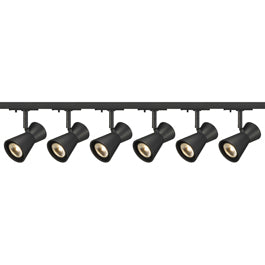 SLV 143340TK6 Diabo 35W 6 Light Track Kit Black
