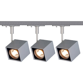 SLV 143354TK3 Altra Dice 50W 3 Light Track Kit Silver Grey