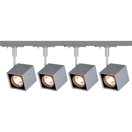 SLV 143354TK4 Altra Dice 50W 4 Light Track Kit Silver Grey