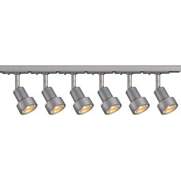 SLV 143392TK6 Puri 50W 6 Light Track Kit Silver Grey