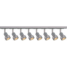 SLV 143392TK8 Puri 50W 8 Light Track Kit Silver Grey