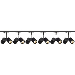 SLV 143430TK6 Bima 2 2x50W 6 Light Track Kit Black