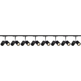 SLV 143430TK8 Bima 2 2x50W 8 Light Track Kit Black