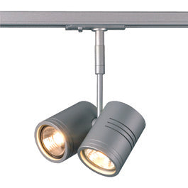 SLV 143432TK6 Bima 2 2x50W 6 Light Track Kit Silver Grey