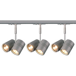 SLV 143432TK3 Bima 2 2x50W 3 Light Track Kit Silver Grey