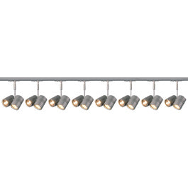 SLV 143432TK8 Bima 2 2x50W 8 Light Track Kit Silver Grey