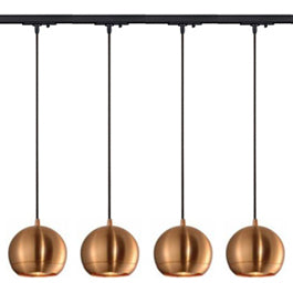SLV 143629TK4 Light Eye ES111 Pendant 75W 4 Light Track Kit Copper & Black