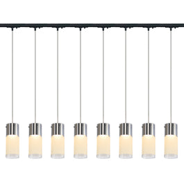 SLV 143900TK8 Commo PD-1 Pendant 13W 8 Light Track Kit Black