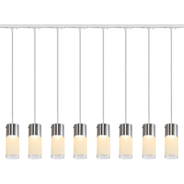 SLV 143901TK8 Commo PD-1 Pendant 13W 8 Light Track Kit White
