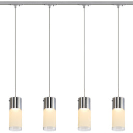 SLV 143904TK4 Commo PD-1 Pendant 13W 4 Light Track Kit Silver Grey