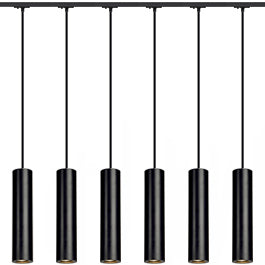 SLV 143960TK6 Enola B PD-1 Pendant 50W 6 Light Track Kit Black