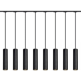 SLV 143960TK8 Enola B PD-1 Pendant 50W 8 Light Track Kit Black