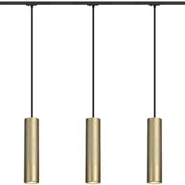 SLV 143963TK3 Enola B PD-1 Pendant 50W 3 Light Track Kit Brass & Black