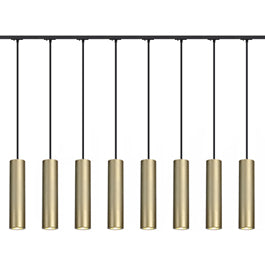 SLV 143963TK8 Enola B PD-1 Pendant 50W 8 Light Track Kit Brass & Black