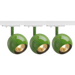 SLV 144015TK3 Light Eye 1 GU10 Spot 50W 3 Light Track Kit Fern Green & White