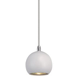 SLV 144021TK6 Light Eye Pendant GU10 7W 6 Light Track Kit Chrome & White