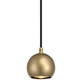 SLV 144023TK4 Light Eye Pendant GU10 7W 4 Light Track Kit Brass & Black