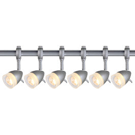 SLV 184071TK6 Kano 50W 6 Light Track Kit Silver Grey