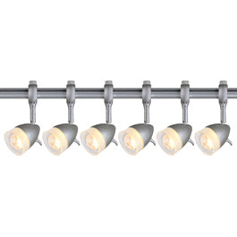 SLV 184071TK6 Kano 50W 6 Light Track Kit Silver Grey