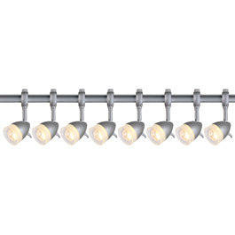 SLV 184071TK8 Kano 50W 8 Light Track Kit Silver Grey