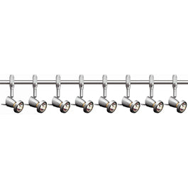 SLV 184092TK8 Siena 50W 8 Light Track Kit Silver Grey