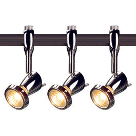 SLV 185092TK3 Siena 50W 3 Light Track Kit Chrome & Black