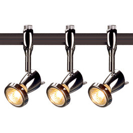 SLV 185092TK3 Siena 50W 3 Light Track Kit Chrome & Black
