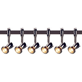 SLV 185092TK6 Siena 50W 6 Light Track Kit Chrome & Black