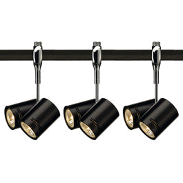 SLV 185440TK3 Bima 2 2x50W 3 Light Track Kit Chrome & Black