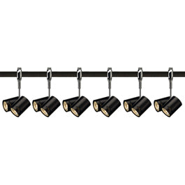 SLV 185440TK6 Bima 2 2x50W 6 Light Track Kit Chrome & Black