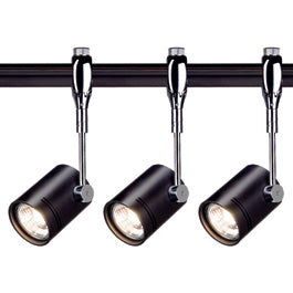 SLV 185450TK3 Bima 1 50W 3 Light Track Kit Chrome & Black