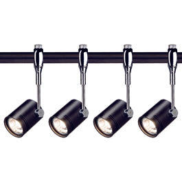 SLV 185450TK4 Bima 1 50W 4 Light Track Kit Chrome & Black