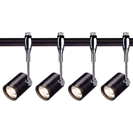 SLV 185450TK4 Bima 1 50W 4 Light Track Kit Chrome & Black